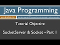 Learn Java Programming - SocketServer and Socket Part 1