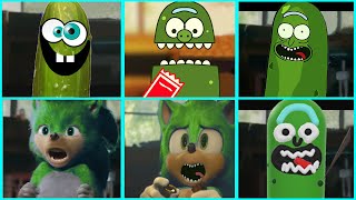 Sonic The Hedgehog Movie - PICKLE RICK Uh Meow All Designs Compilation