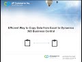 Efficient Way to Copy Data from Excel to Dynamics 365 Business Central in 2 minutes