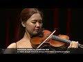 Jinyoung Yoon peforms Bach's Solo Sonata No. 2 in A Minor, BWV 1003