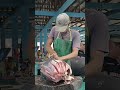 cutting baby tuna live in Indonesia #amazingcuttingskill #tunacuttingshow #fishcuttingskills