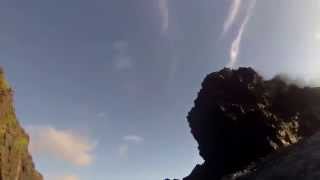 Cliffjumping at the Mokes