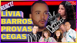 REACT BRASILEIRO: THE VOICE KIDS PORTUGAL | LÍVIA BARROS BOHEMIAN RHAPSODY PROVA CEGA | FALANDOPELOS