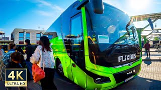 13 Hour Flix Bus and Arriva from Budapest to Rovinj Croatia 4K