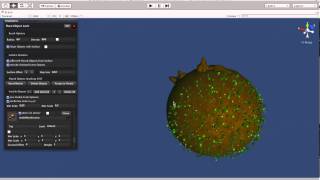 Unity - Align and place 695 objects on surface in 1ms