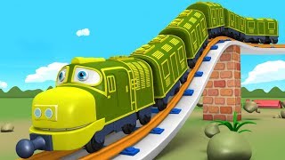 Thomas Train Cartoon - Toy Train Kids Videos for Kids - Toy Factory Train Videos - JCB
