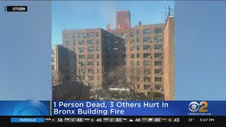 1 Dead, 3 Hurt In Bronx Building Fire
