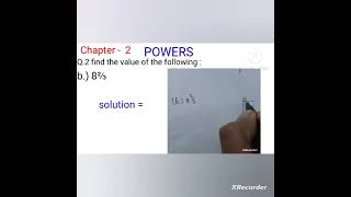 find the  value of the following : a) 4³/² (b)8⅔ #mathematics 👍