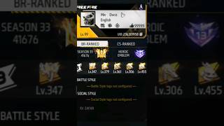 FREE FIRE MR OWI UID HIGH LEVEL 99 PAKISTAN HIGHEST LEVEL PLAYER