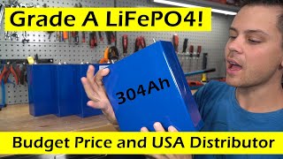 Grade A 304/302Ah LiFePO4 Cells for $.24 per Wh! -USA Distributor-