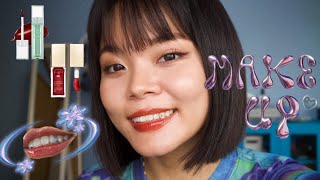 Glossy lip makeup | ぷるんリップメイク！念願のtoothgemも付けてBLING BLINGよ🦷💎