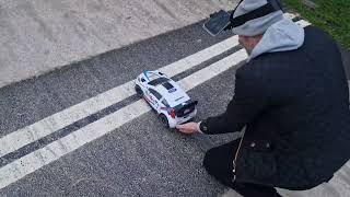 rlaarlo xts-f10 rally car first run no gyro #rcmadness #rcjump #rccar