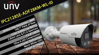 Uniview ColorHunter Bullet 8MP IPC2128SE-ADF28KM-WL-I0