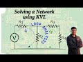 Kirchoff's Voltage Law using Loop Analysis | Solved Example with Detailed Steps