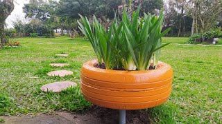 VASO  de PNEUS para PLANTAS como fazer