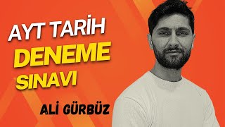 AYT Deneme Sınavı | Tarih | Sos-1/Sos-2 | BaşarıKavramı Kursu / Ali Gürbüz #tyt #ayt #yks