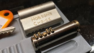 Hobson’s choice, ISEO Challenge Lock made by ​⁠@BeercanBushcraft