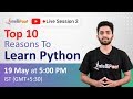 Top 10 Reasons To Learn Python | Why Python | Python Tutorial | Intellipaat