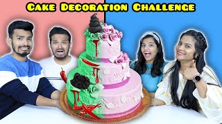 Extreme Cake Decoration Challenge | Food Challenge India | Hungry Birds