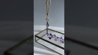 職人の技が光るデザイナーズカット 宝石質のアメジスト ジオメトリカルカットビーズ / Amethyst Geometrical Cut Beads / Loose Cut Beads