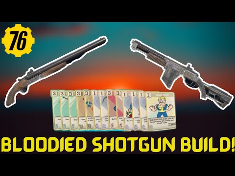 Fallout 76 BLOODIED SHOTGUN Build Tutorial! - YouTube