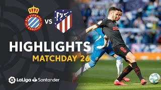 Highlights RCD Espanyol vs Atlético de Madrid (1-1)