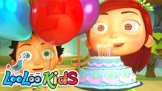 HAPPY BIRTHDAY - Fun Birthday Party Song - LooLoo Kids Nursery Rhymes and Kids Songs