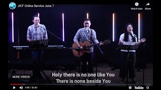 Goodness of Jesus covered by JICF Worship Team