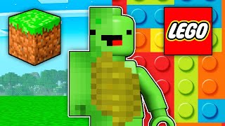 Mikey and JJ Turned into a LEGO in Minecraft ? (Maizen Mazien Mizen)