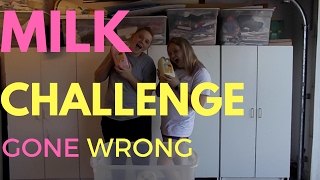 HALF GALLON MILK CHALLENGE GONE WRONG!!