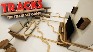BUILDING A WOODEN TOY TRAIN TRACK!! TOY PASSENGERS! | Tracks The Train Set Game Gameplay & Review
