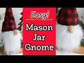 DIY Mason Jar Gnome! So Easy!!! No Sewing!