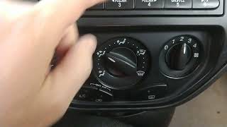 Ford Focus mode AC control stuck?!? Trying this tip might unstick it! (floor, face, defrost stuck)