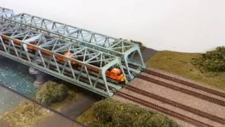 Big N scale Kato bridges N Trak Layout 2016 Big E Amherst Train show