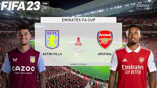 FIFA 23 | Aston Villa vs Arsenal - The Emirates FA Cup - PS5 Gameplay