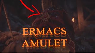 HOW TO GET ERMACS AMULET IN THE KRYPT!