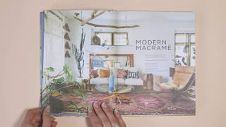 Modern Macramé Book Flip-Through