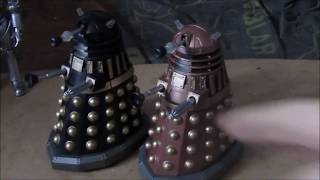 Reviewing Dr who Mini Dalek RC battle pack With Cyber leader Figure