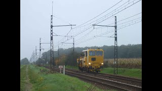 Des trains sous la grisaille en Ile de France