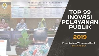 Top 99 Inovasi Pelayanan Publik Hari Ketujuh