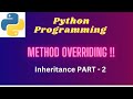 4.  Python Method Override - Python Programming
