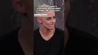 Kristen Stewart's Experience With President Trump's Twitter Attacks #trending#shorts #kristenstewart