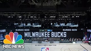 NBA To Resume Playoff Games Saturday After Walkout This Week | NBC Nightly News