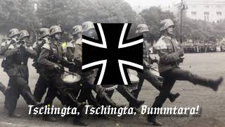 Tschingta, Tschingta, Bummtara! - German Military Song - With German, English and Indonesia Lyrics