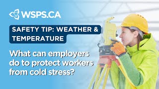 What can employers do to protect workers from cold stress?