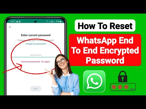 How to Reset Encrypted Password WhatsApp (2023) | Recover WhatsApp Encrypted Password