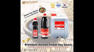 Bulgogi Ganjang,Sweet Soy Sauce,Korean Soy Sauce,Fermented Soybean Sauce,BBQ Marinade Soy Sauce