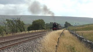 LMS 45627 Sierra Leone Takes on the S\u0026C on The Dalesman 12/8/21.