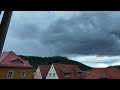 Gewitter und Regen ziehen an Königstein vorüber