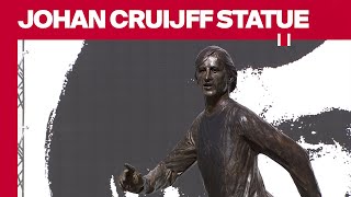 Standbeeld voor Johan Cruijff onthuld bij ArenA